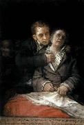 Francisco de goya y Lucientes Self-Portrait with Doctor Arrieta china oil painting reproduction